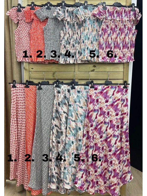 Top hombros descubiertos colores 2