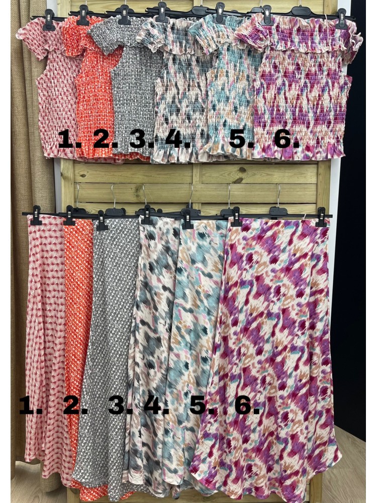 Top hombros descubiertos colores