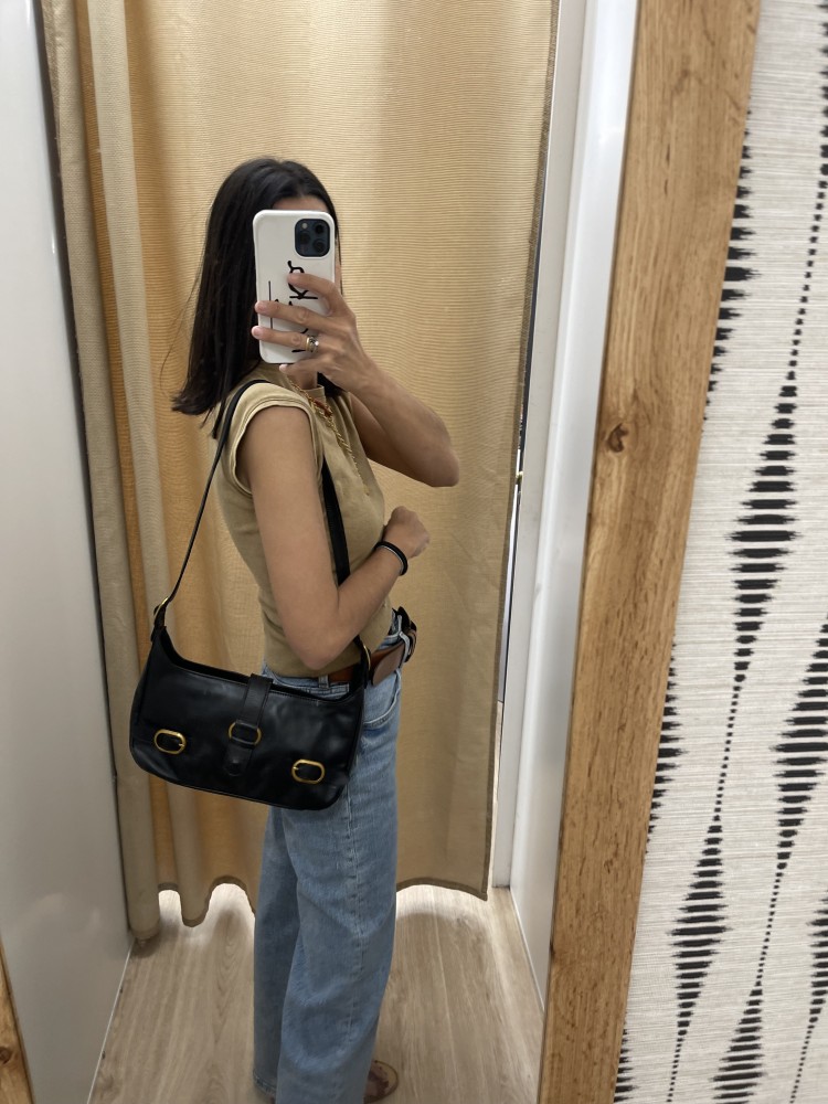 Bolsos doble hebilla de piel