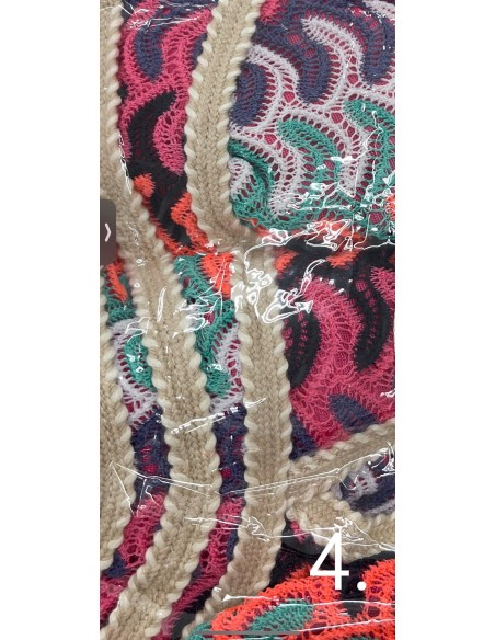 Vestido calado cogido al cuello cordon