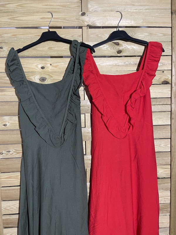 vestido largo volante en pico 2