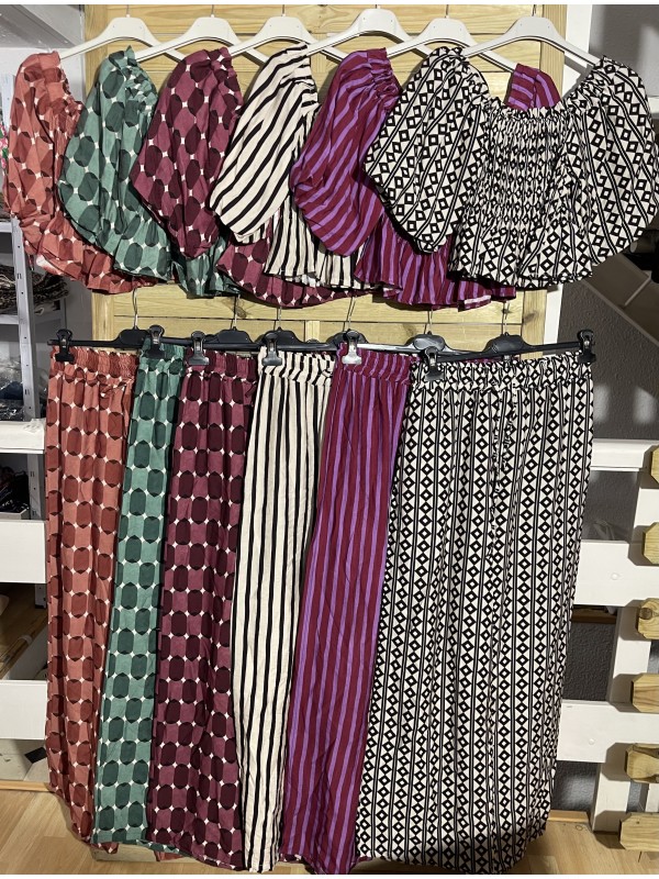 Top frunicido manga francesa abullonada 2