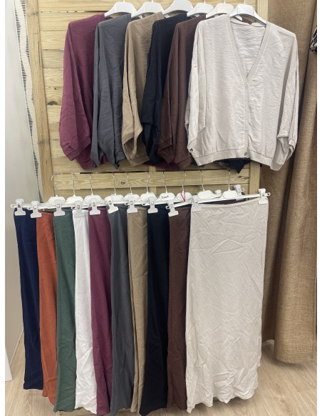 Falda midi fina mini puntilla