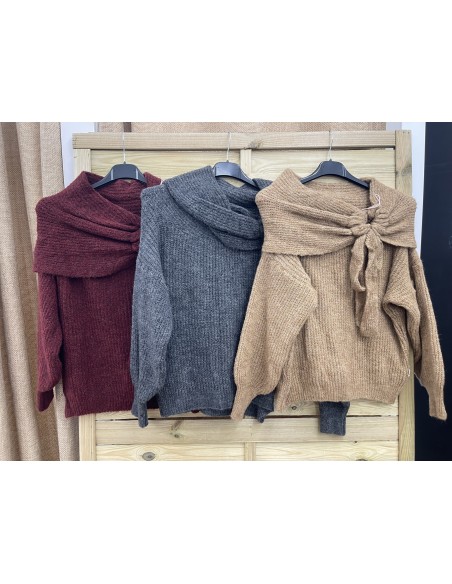 Jersey hombros descubiertos con lazo