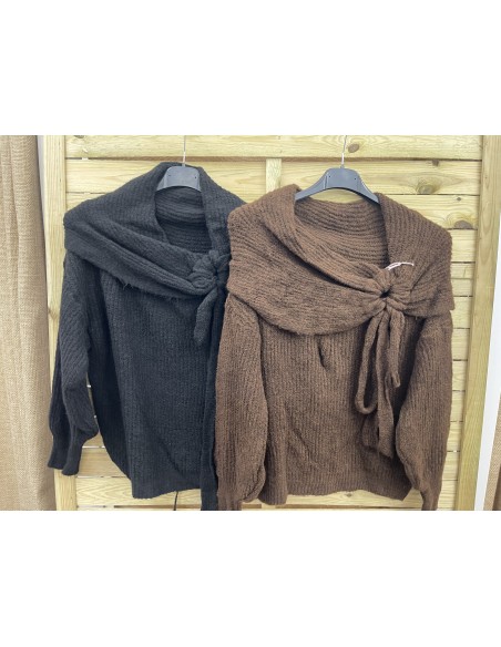 Jersey hombros descubiertos con lazo