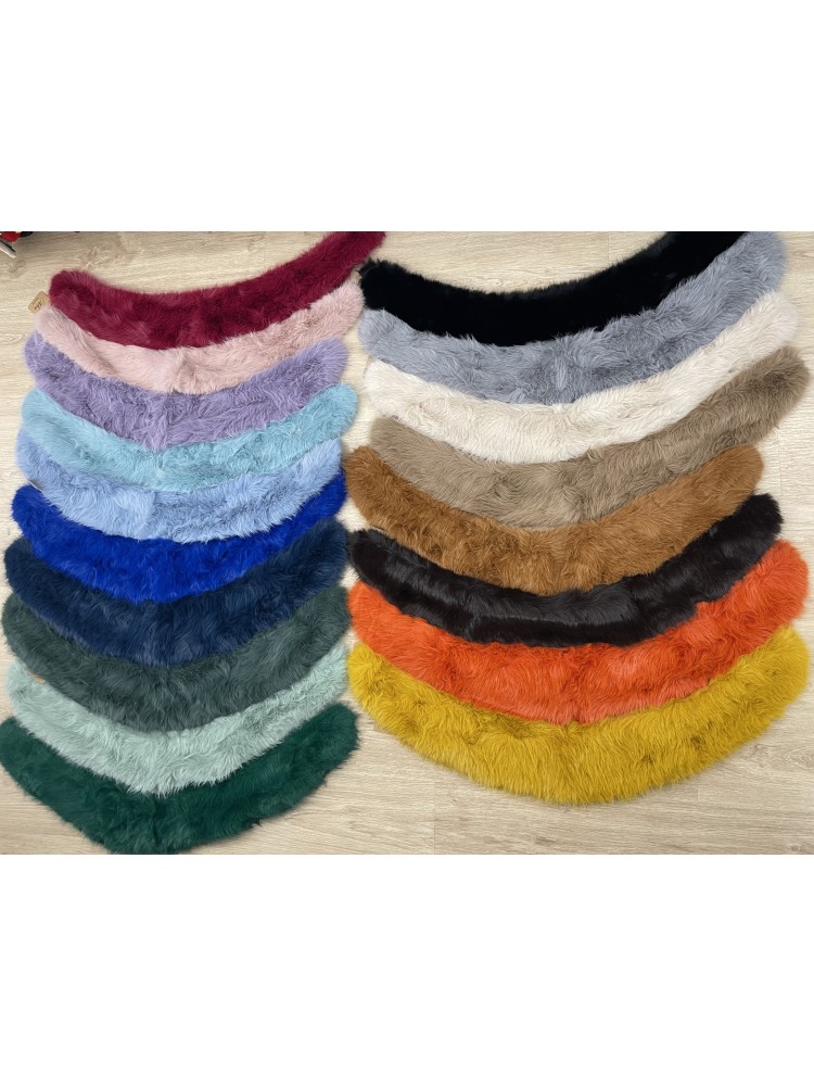 Cuello de pelo sintetico 88cm