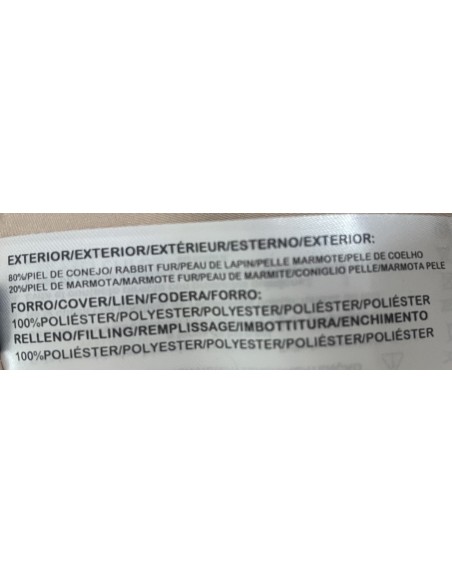 Chaleco de pelo con cuello midi