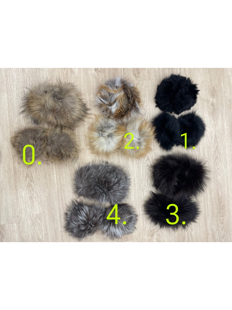 Puños pelo natural Lis