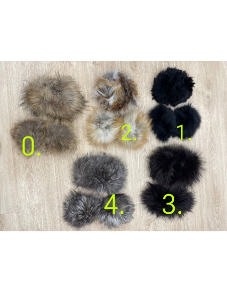 Puños pelo natural Lis