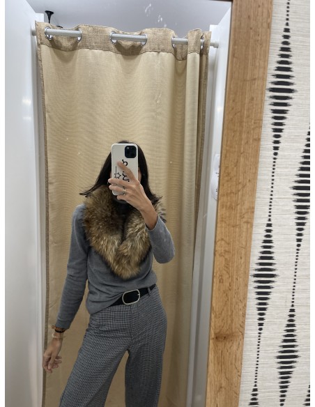 Cuello Elia color natural