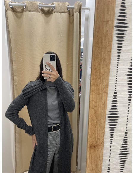 Rebeca midi con maxi cuello