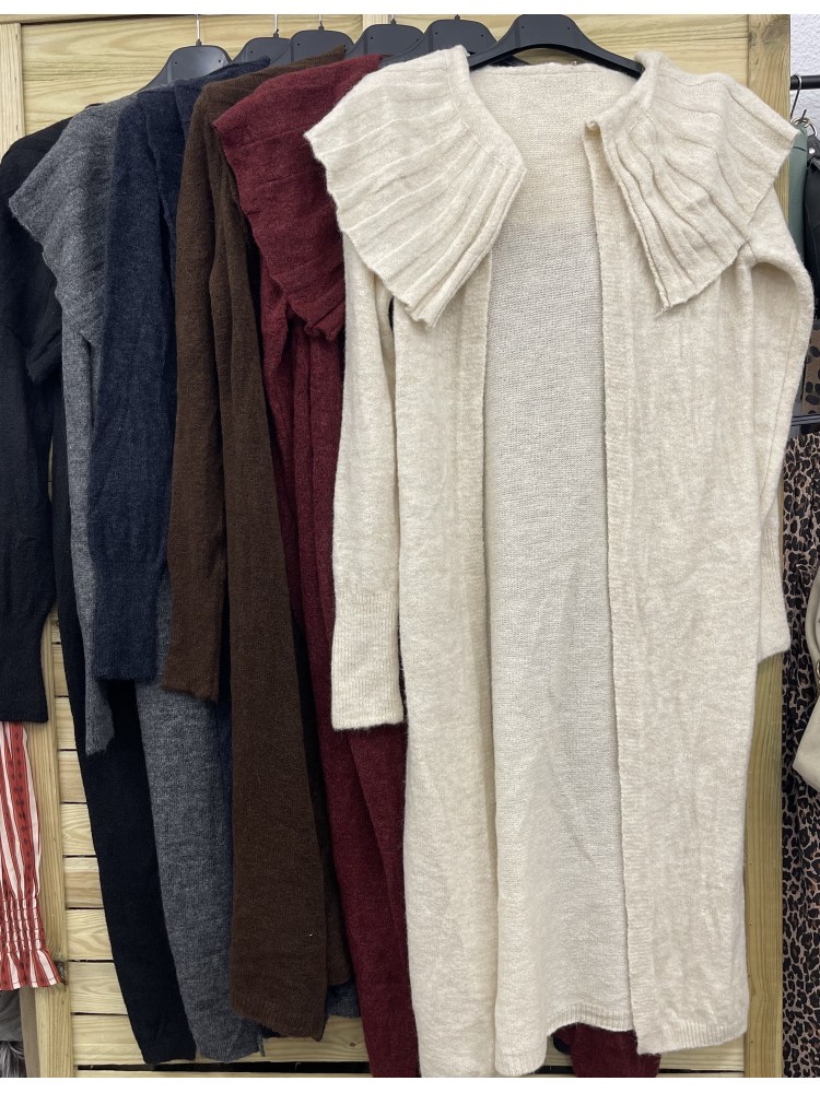 Rebeca midi con maxi cuello