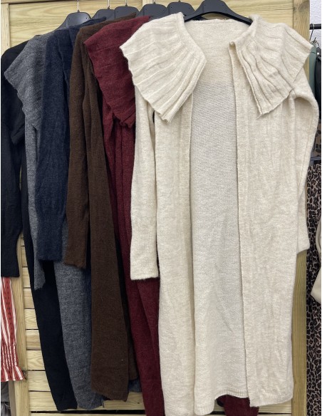 Rebeca midi con maxi cuello