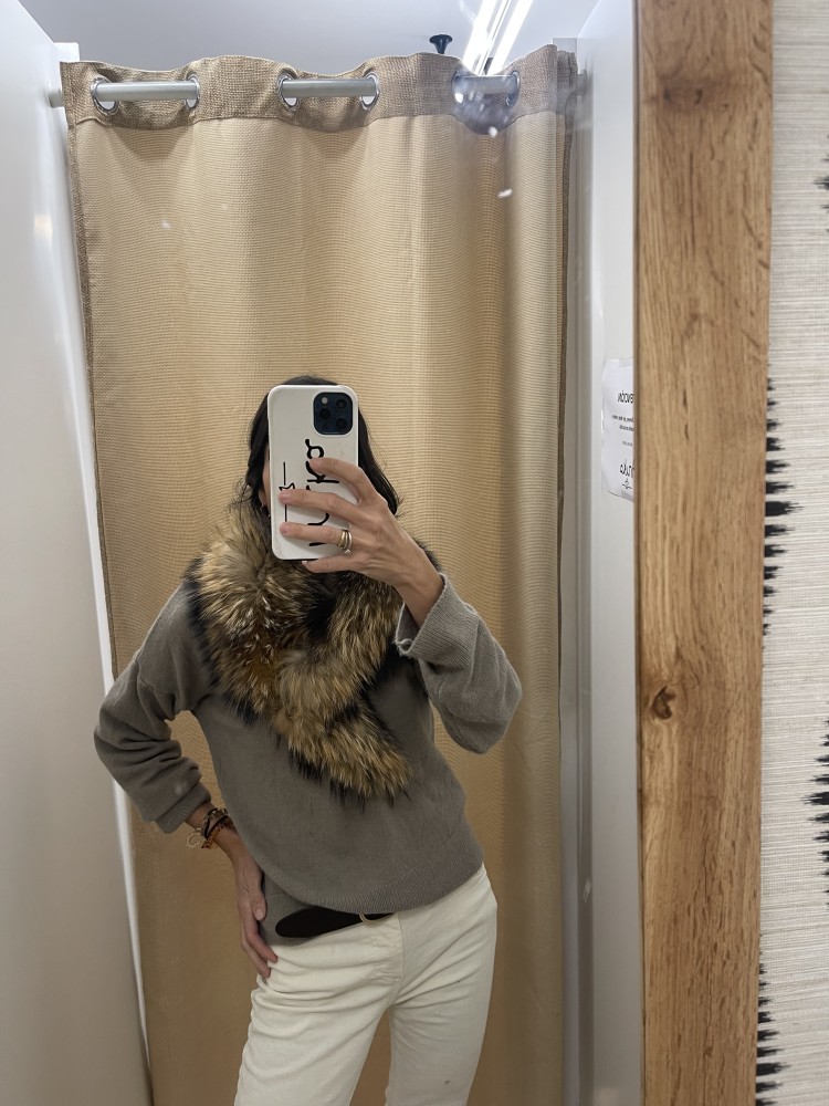 Cuello Elia color natural