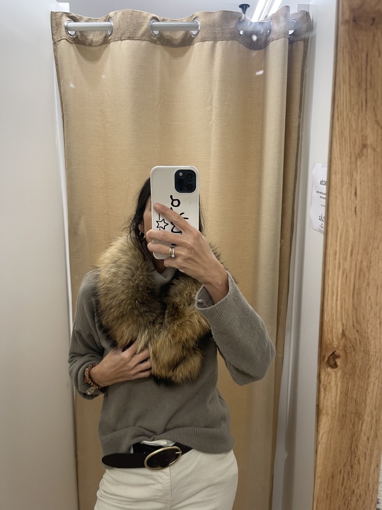 Cuello Elia color natural