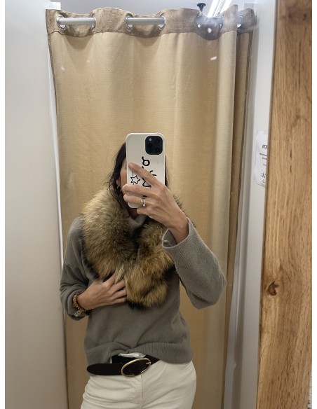 Cuello Elia color natural