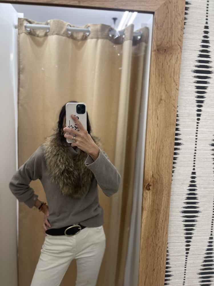 Cuello Elia color natural