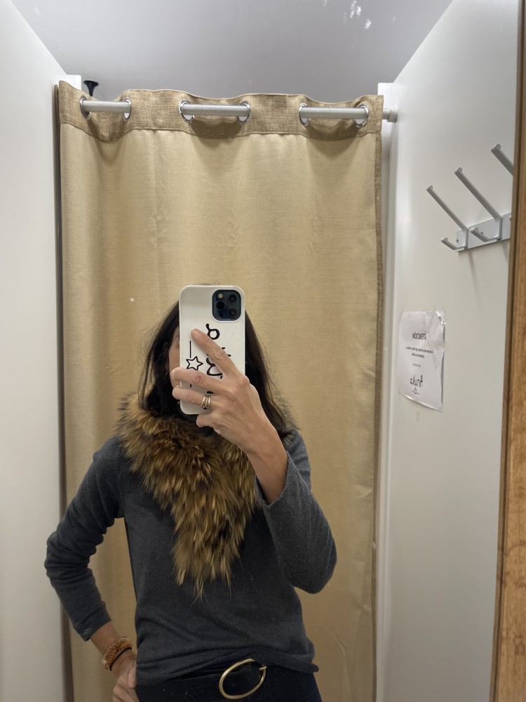 Cuello Elia color natural