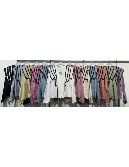 Camisa triple pico con vivo