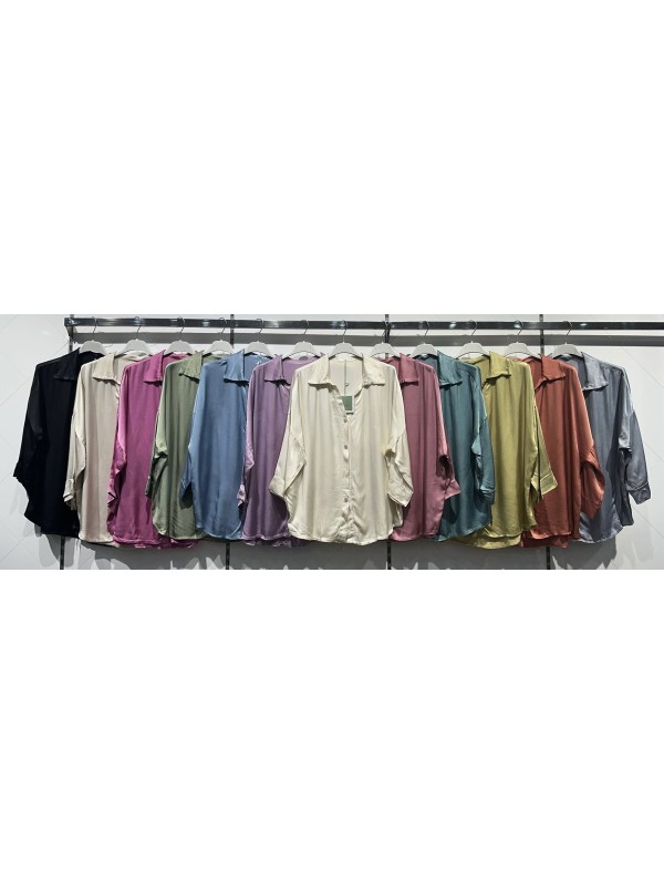 Camisa satén corte caido 2