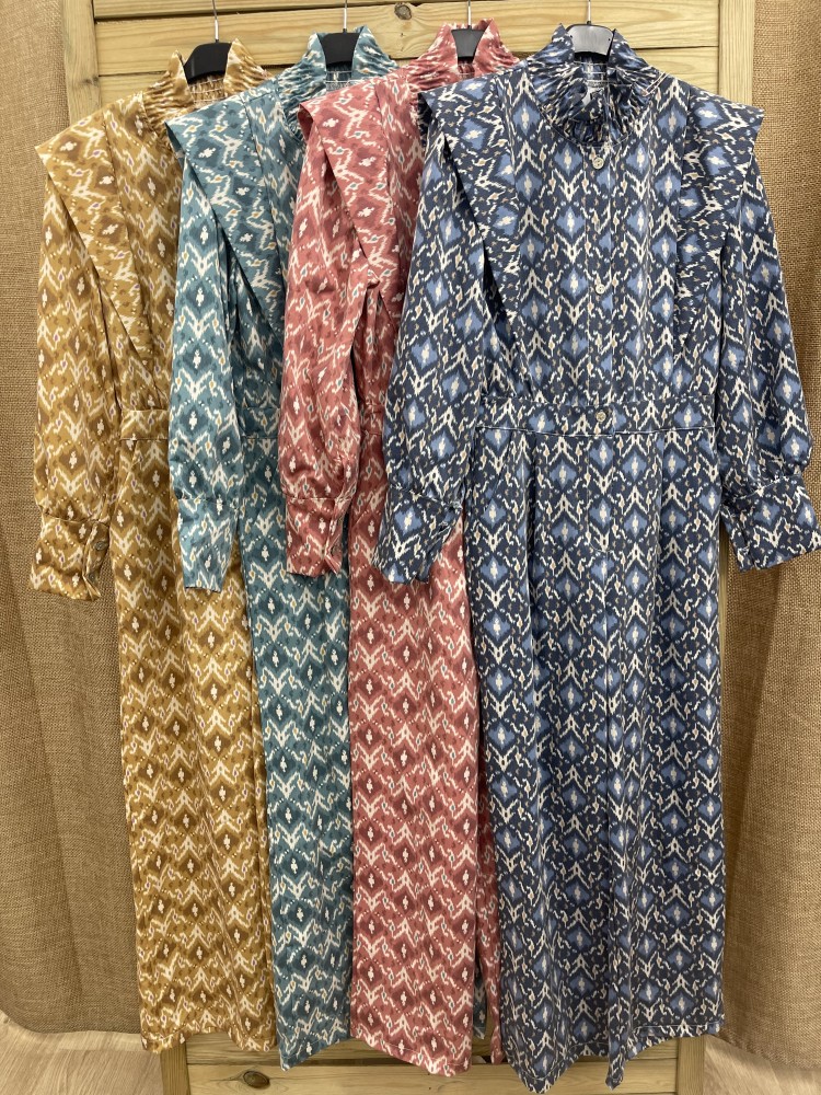 Mono maxi hombros estampado cenefa