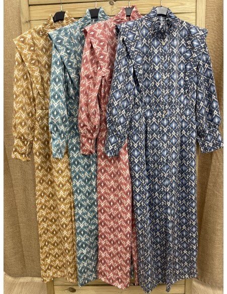 Mono maxi hombros estampado cenefa