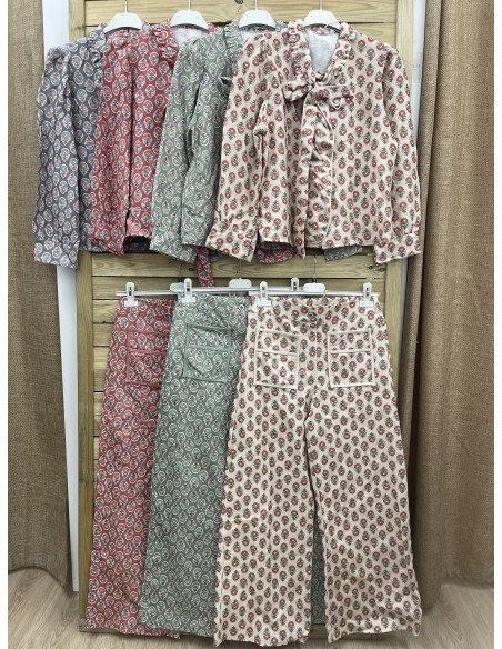 Camisa Singapur lazada con volantito