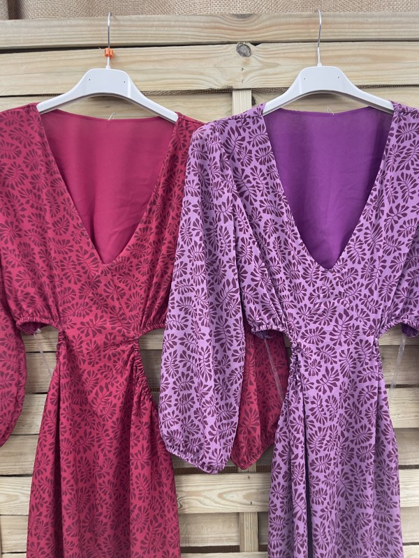 Vestido cut out racimos 2