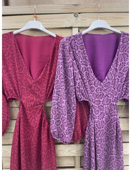 Vestido cut out racimos