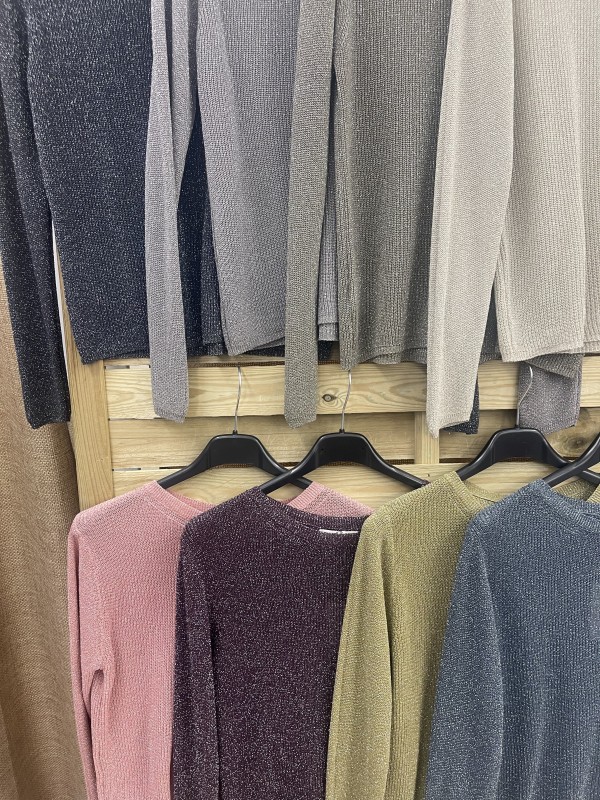 Jersey punto fino con brillito 2