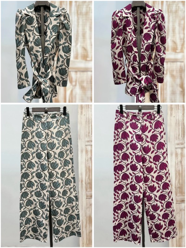 Traje de chaqueta Blanca fondo crudo