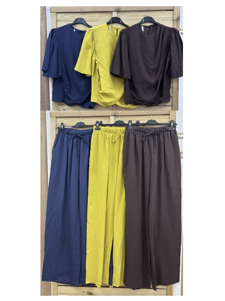 Pantalon Lara cinturilla elástica cordón