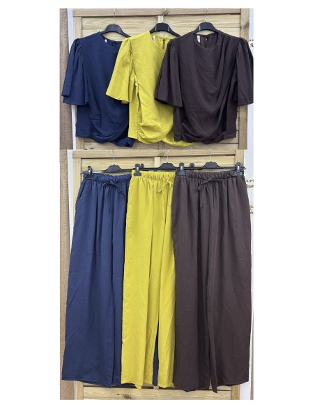 Pantalon Lara cinturilla elástica cordón