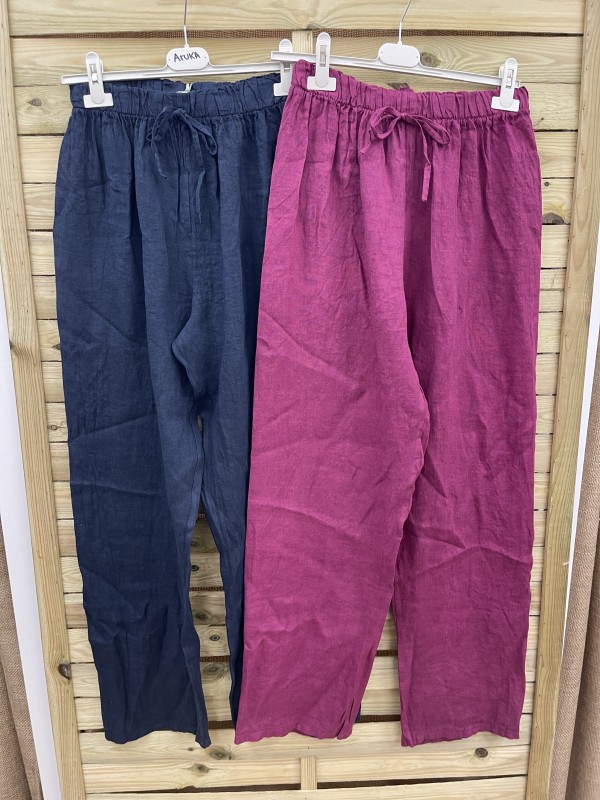 Pantalon lino Irene 2