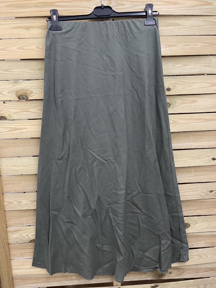 Falda midi efecto lino Aveiro