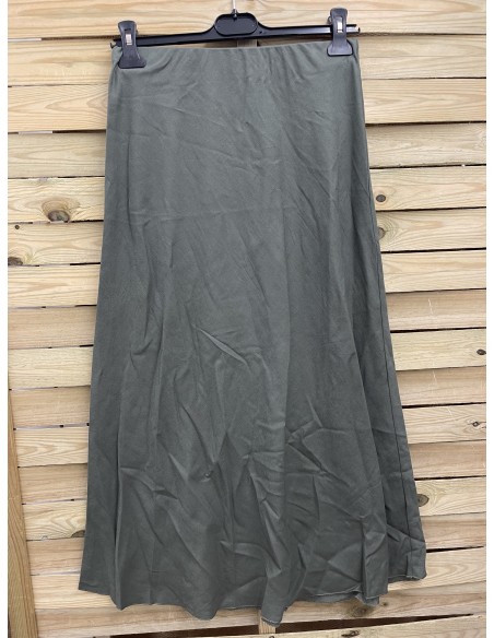 Falda midi efecto lino Aveiro