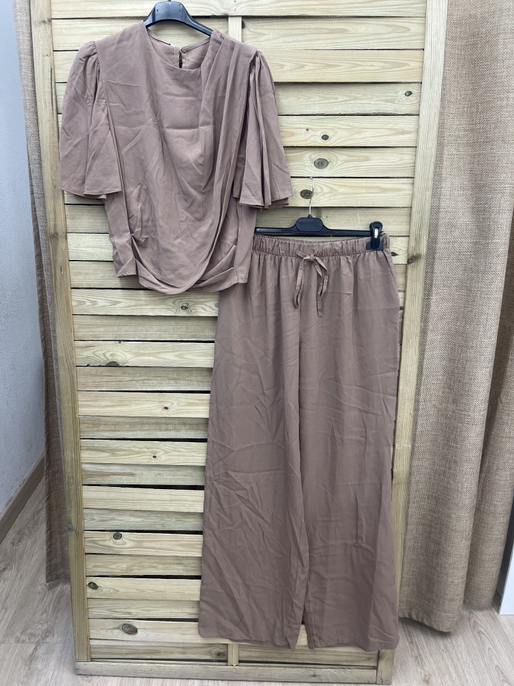 Pantalon Lara cinturilla elástica cordón