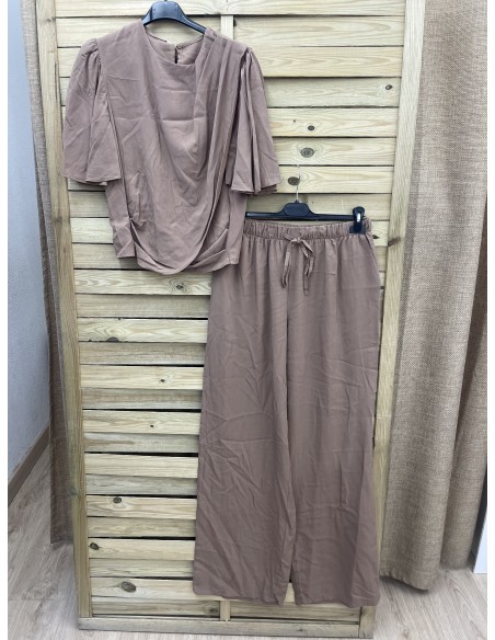 Pantalon Lara cinturilla elástica cordón