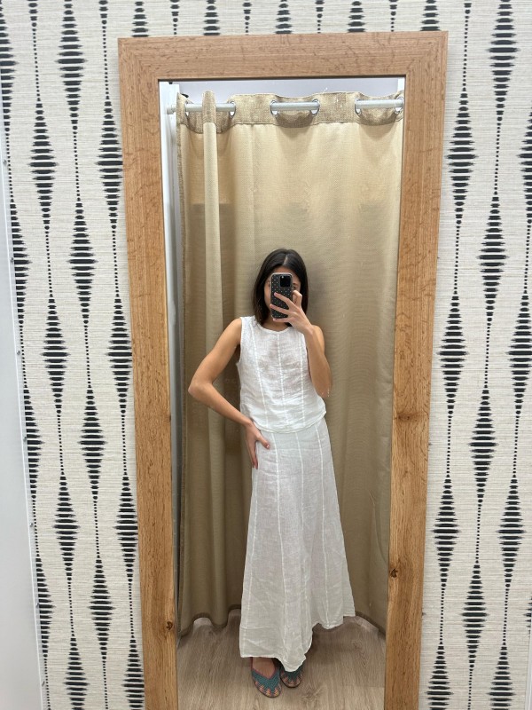 Top lino liso Irene 2