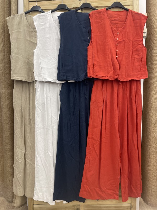 Pantalon lino Marta 2