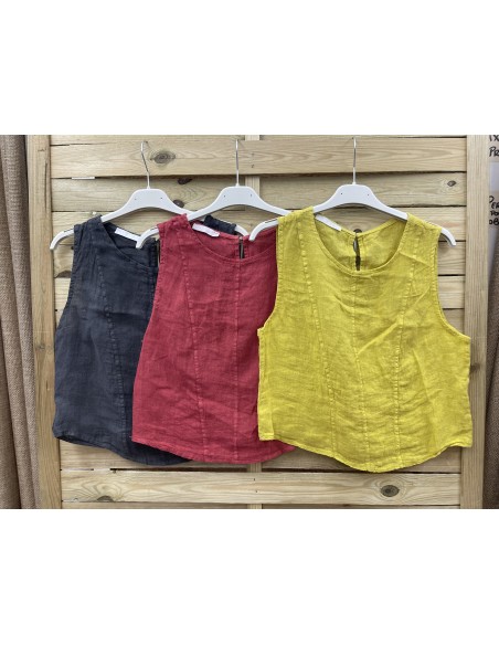 Top lino liso Irene