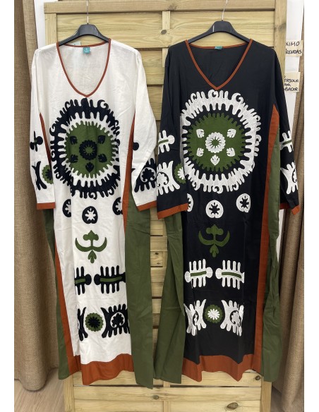 Vestido/ Kaftan bordado