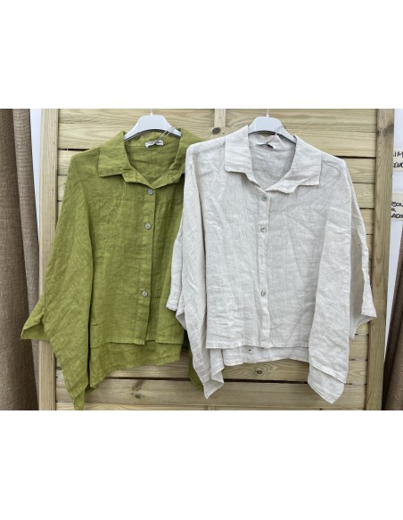 Camisa lino Llanes