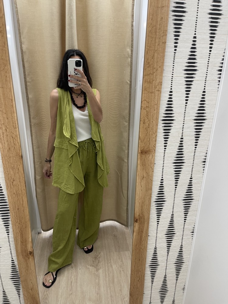 Pantalon lino Llanes