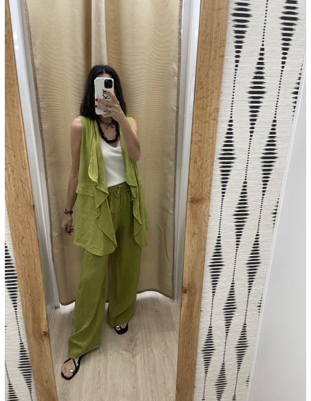 Pantalon lino Llanes