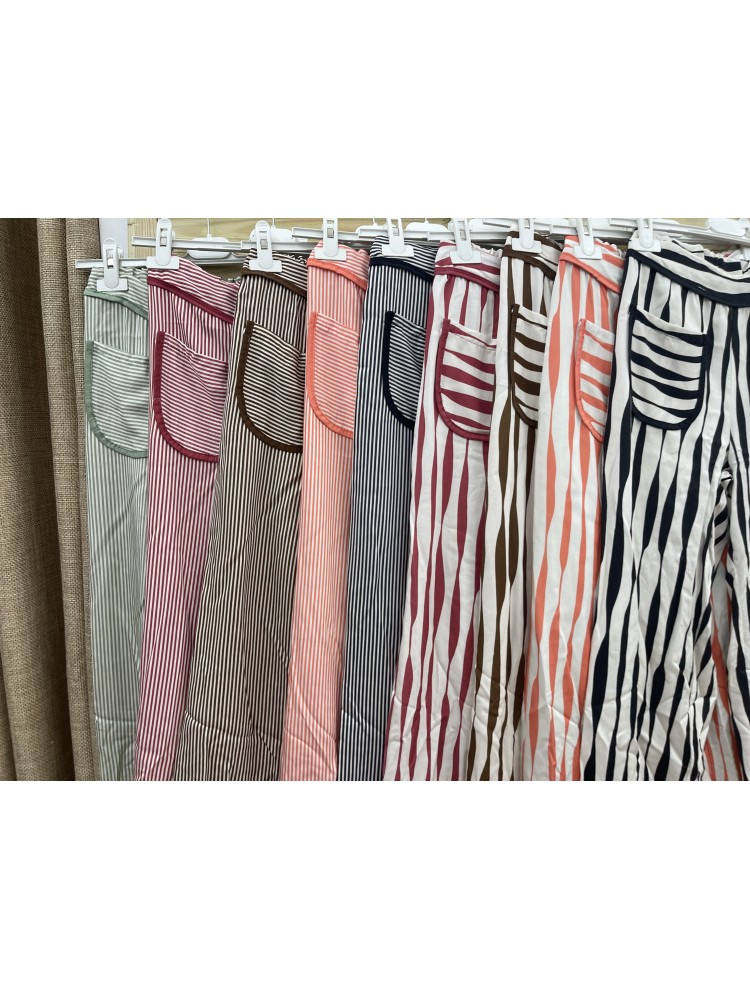 Pantalon Nava vivo en cintura y bolsillos