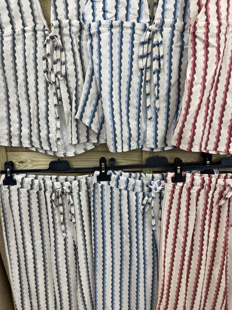 Pantalon Lena pesquero rajas verticales