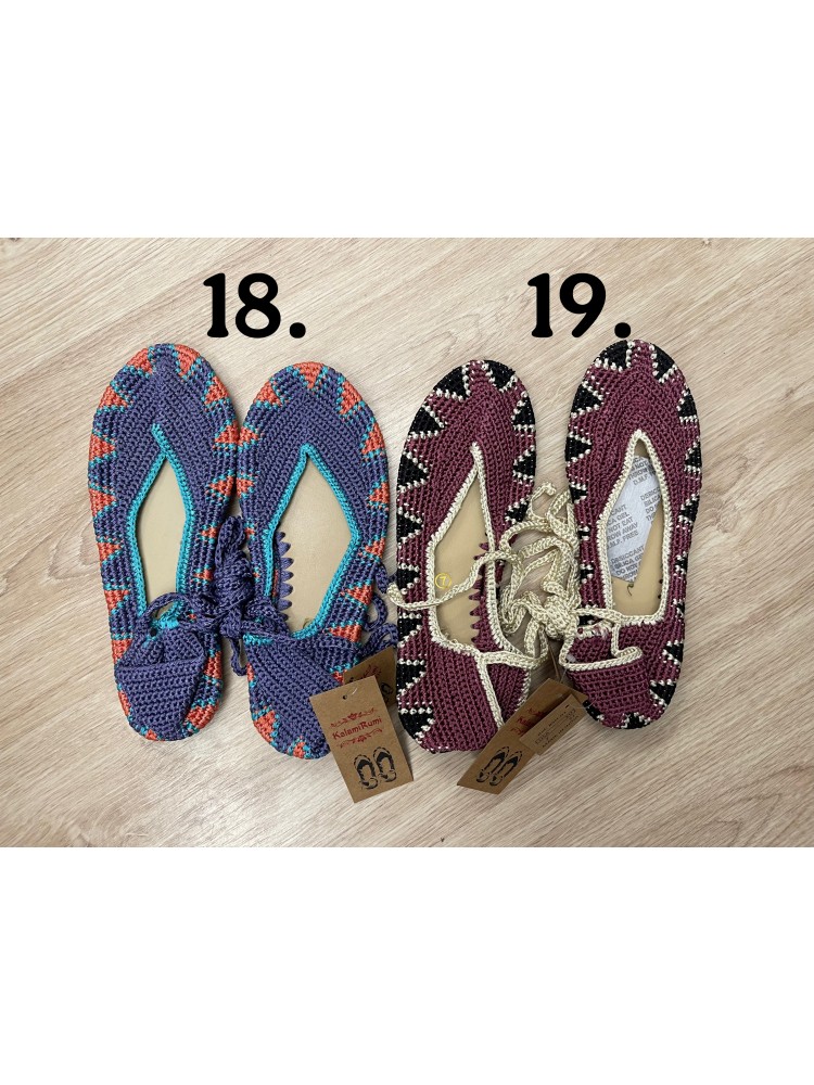 Bailarinas crochet número 37