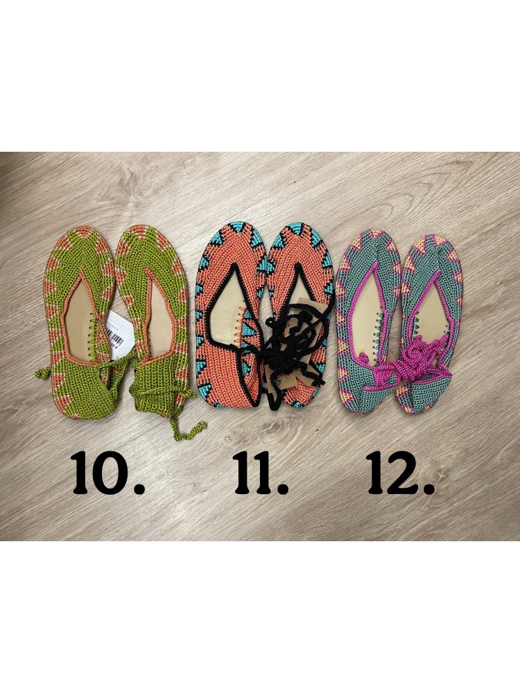 Bailarinas crochet número 38