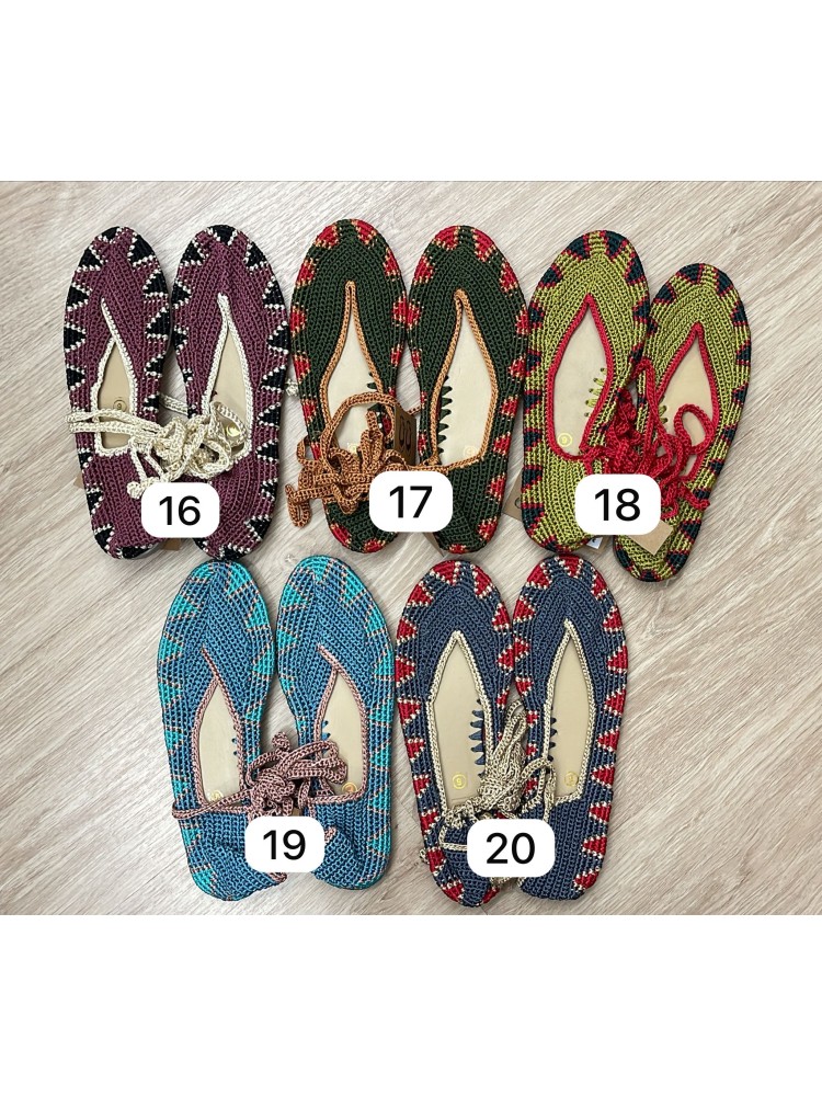 Bailarinas crochet número 39